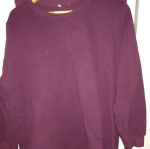 1x St. John's Bay plum sweatshirt and matching pants. Worn once!